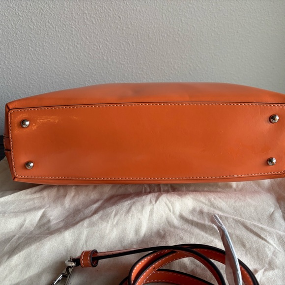 Tory Burch Orange Leather Handbag - Picture 5 of 7
